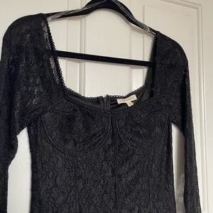 Pacsun Short Black Lace Dress
